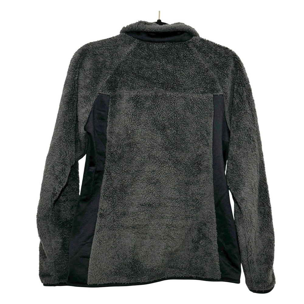 Columbia Women's Charcoal Gray High Pile Fleece Full Zip Jacket WL6084 Large L - Picture 2 of 4
